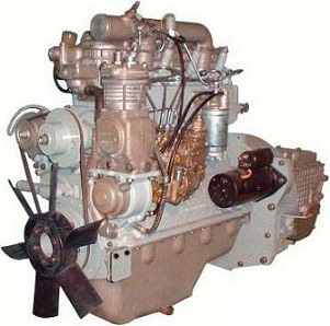 Двигатель ЗиЛ-130 Евро-1, 12В, 136 лс, с картером сцепл., с генер.,компрессор 5336-3509012-02 Д245.9-402Х     